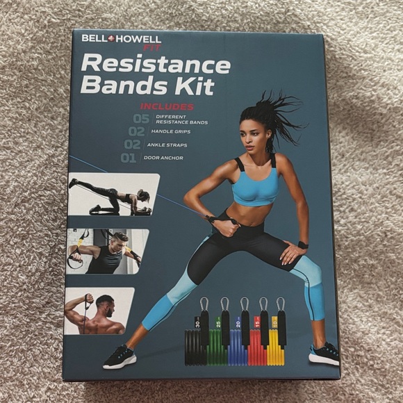 Bell + Howell Resistance Bands Kit - Picture 1 of 3